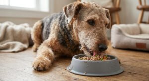 soft food for senior dogs with no teeth in a bowl